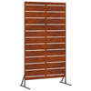 Vidaxl privacyscherm grijs 100 x 50 x 180 cm cortenstaal