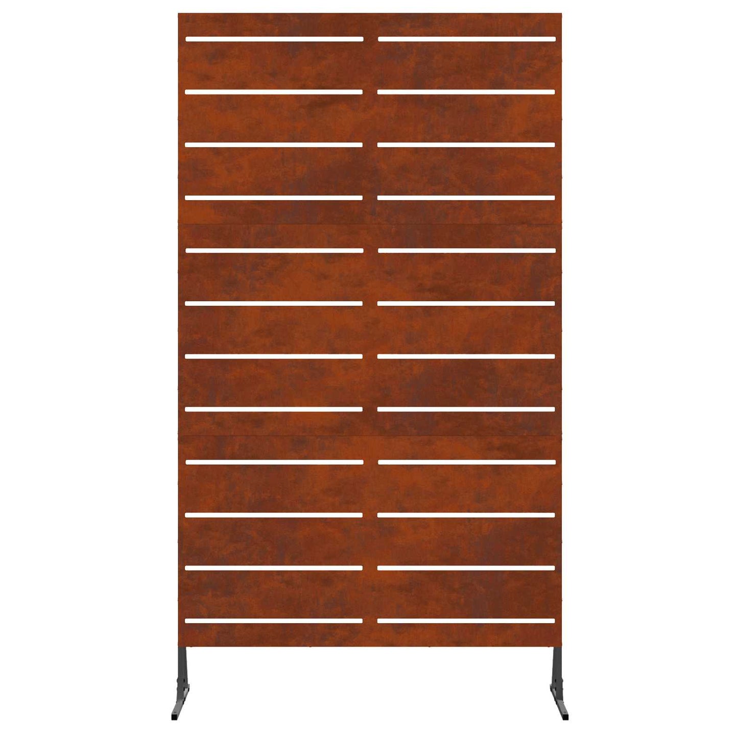 Vidaxl privacyscherm grijs 100 x 50 x 180 cm cortenstaal