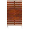 Frangivista Vidaxx grigio 100 x 50 x 180 cm in acciaio corten