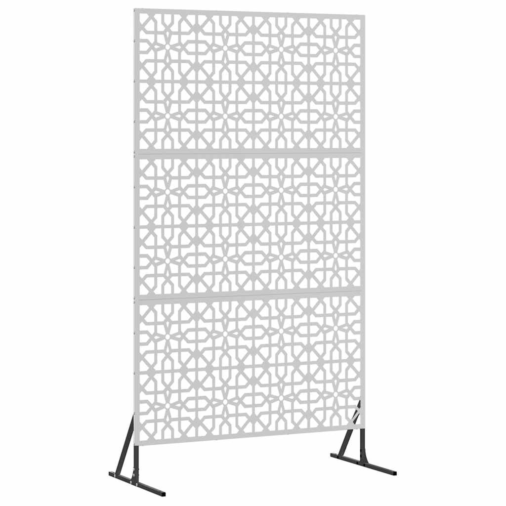 Vidaxx mampara de privacidad gris 100 x 50 x 180 cm acero