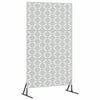 Vidaxl privacyscherm grijs 100 x 50 x 180 cm staal