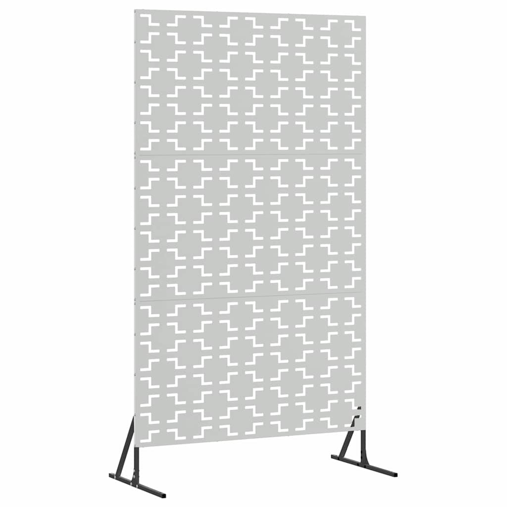 Vidaxl privacyscherm grijs 100 x 50 x 180 cm staal