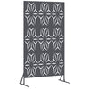 Vidaxl privacyscherm antraciet 100 x 50 x 180 cm staal