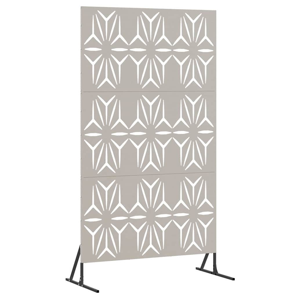 Vidaxl privacyscherm grijs 100 x 50 x 180 cm cortenstaal