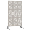 Vidaxl privacyscherm grijs 100 x 50 x 180 cm cortenstaal