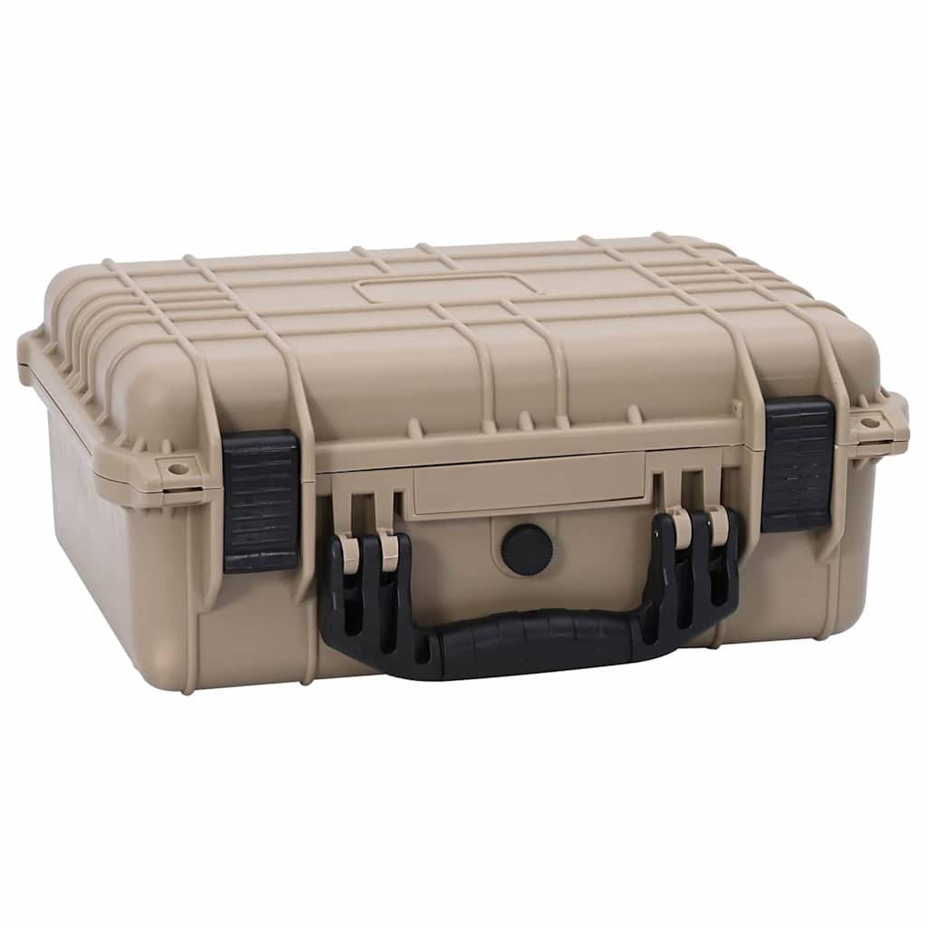 Vidaxl hardcase koffer zand 40,5 x 33 x 17,5 cm polypropyleen en abs