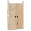 Vidaxl keukendeur bruin eiken 50 x 9 x 82 cm massief grenenhout