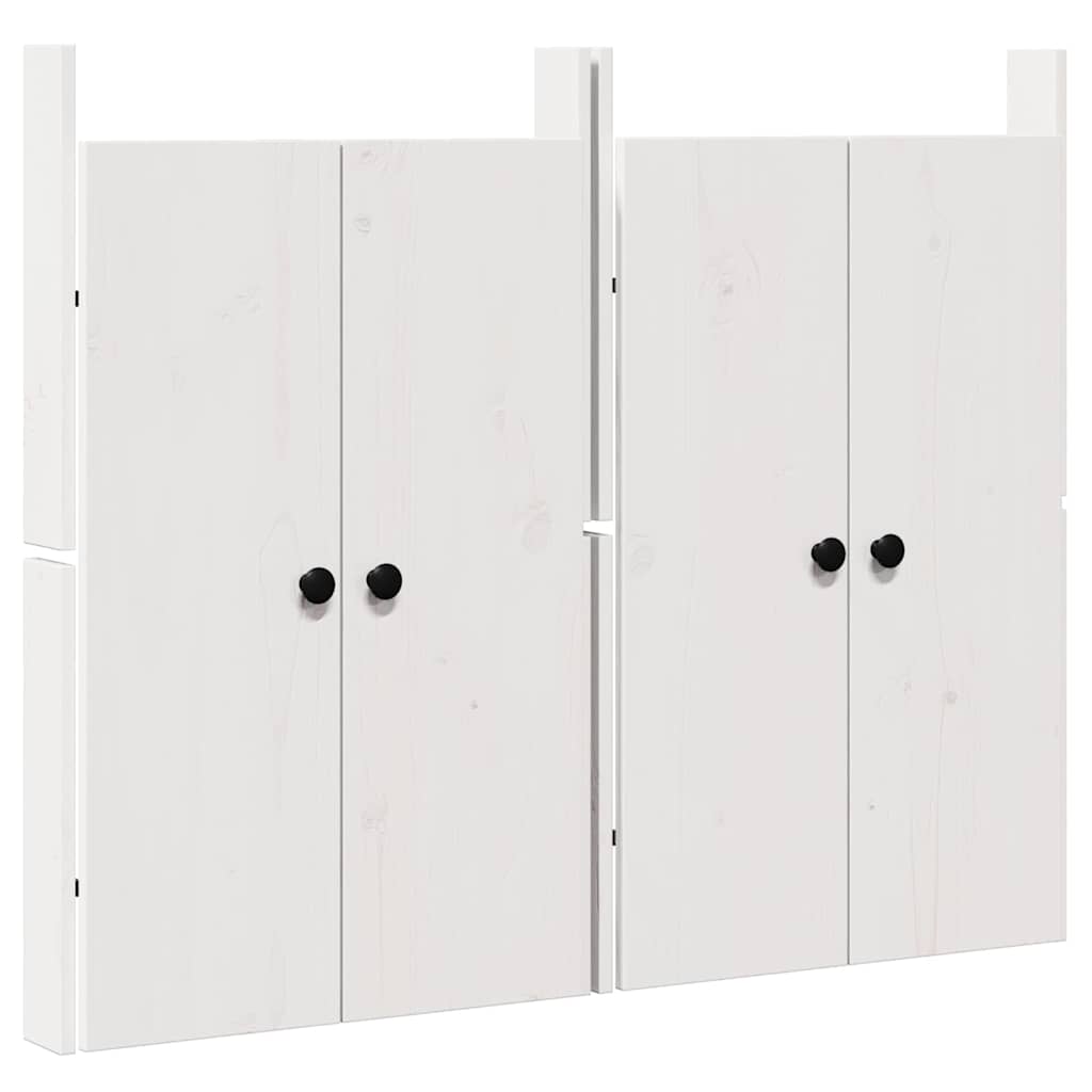 Vidaxx puerta de cocina 2 piezas blanco 50 x 9 x 82 cm madera maciza de pino