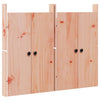 Anta da cucina VidaXL 2 pezzi marrone 50 x 9 x 82 cm in massello di abete Douglas