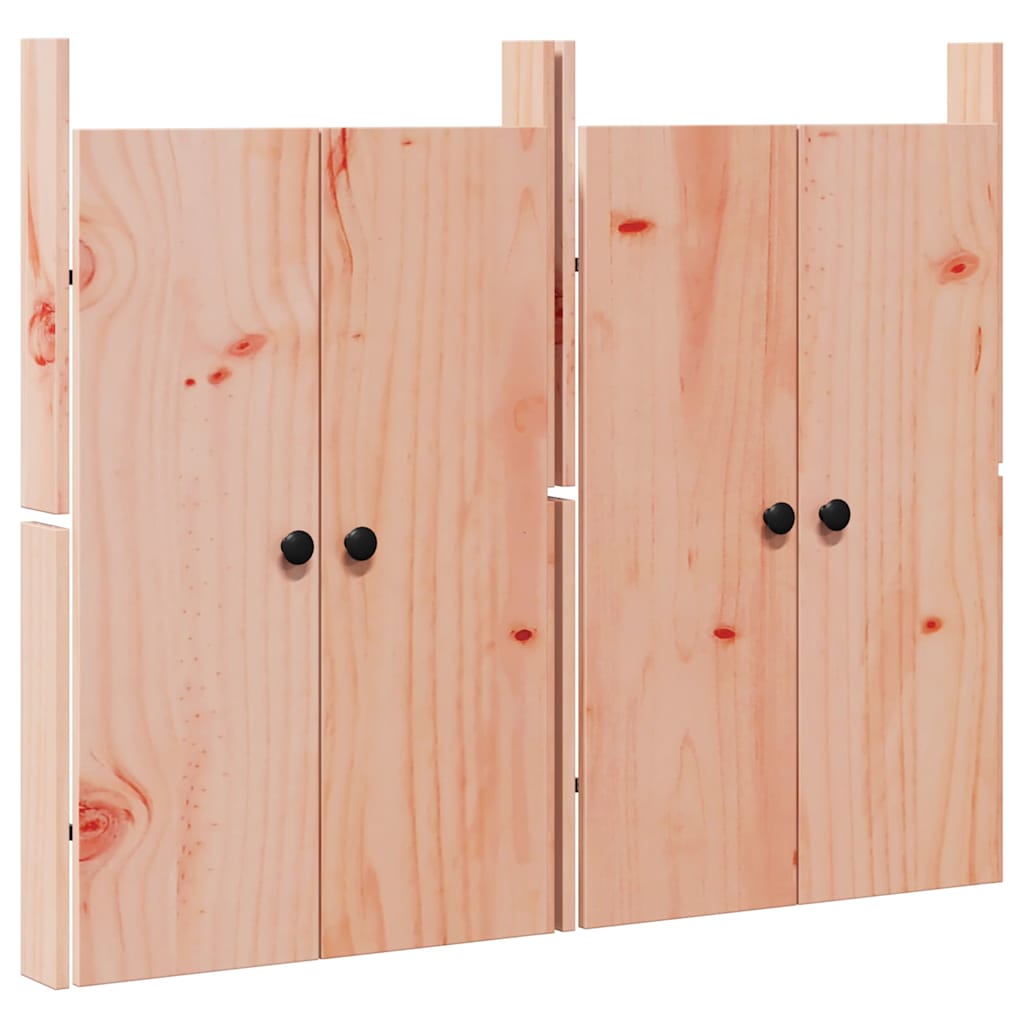 Anta da cucina VidaXL 2 pezzi marrone 50 x 9 x 82 cm in massello di abete Douglas