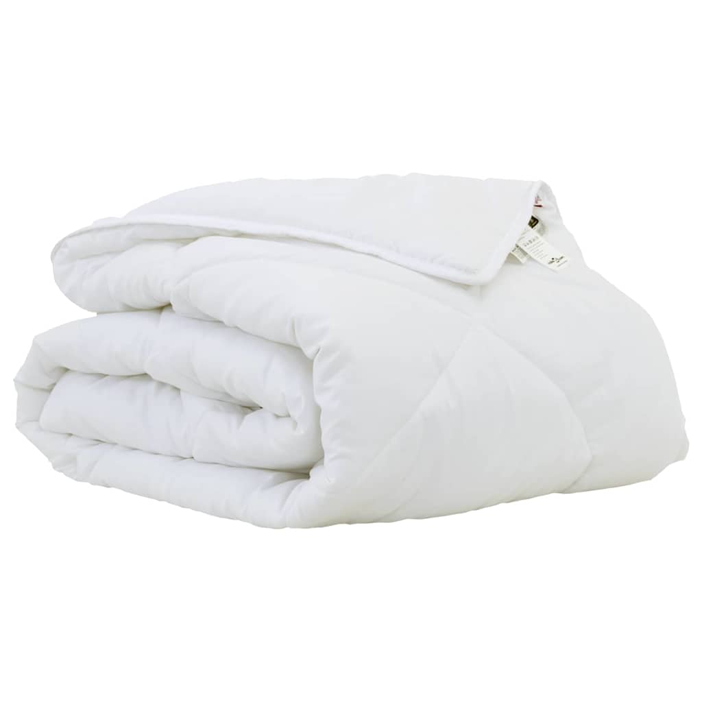 Vidaxl zomer dekbed wit 220 x 135 x 3 cm polyester