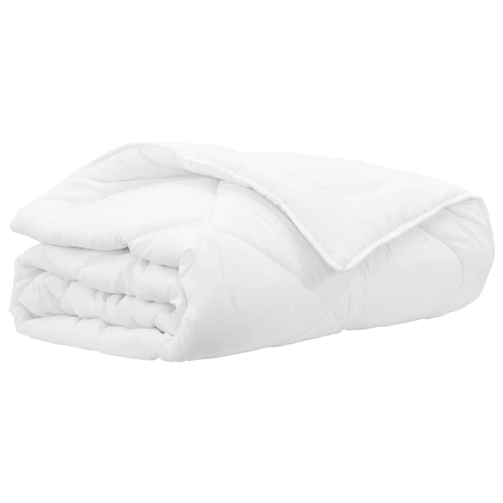 Vidaxl dekbed wit 200 x 155 x 4 cm polyester