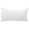 Almohada VidaXL con cojín blanco de algodón y poliéster.