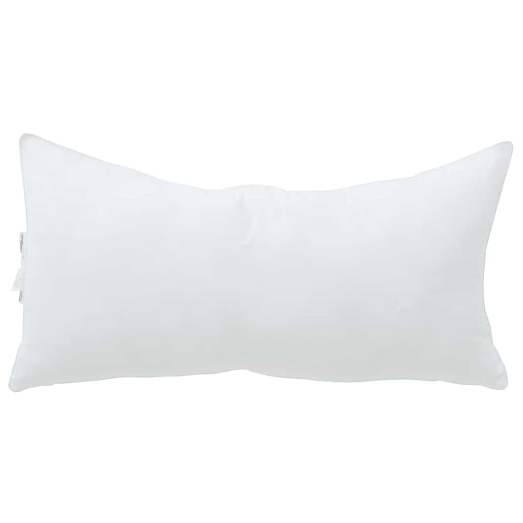 Cuscino VidaXL con cuscino in cotone e poliestere bianco