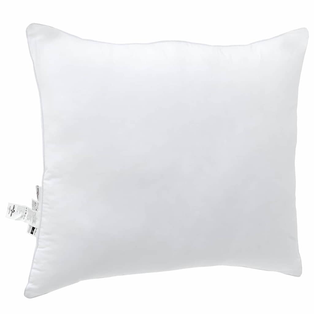 Cuscino VidaXL con cuscino in cotone e poliestere bianco
