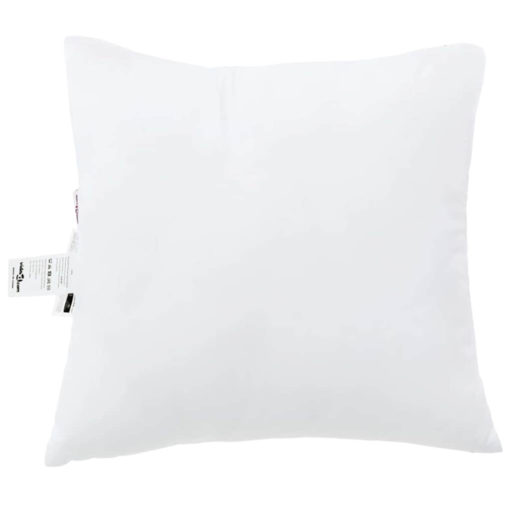 Cuscino Vidaxxl con cuscino bianco 61 x 41 x 20 cm in poliestere