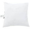 Vidaxl hoofdkussen met kussen wit 61 x 41 x 20 cm polyester