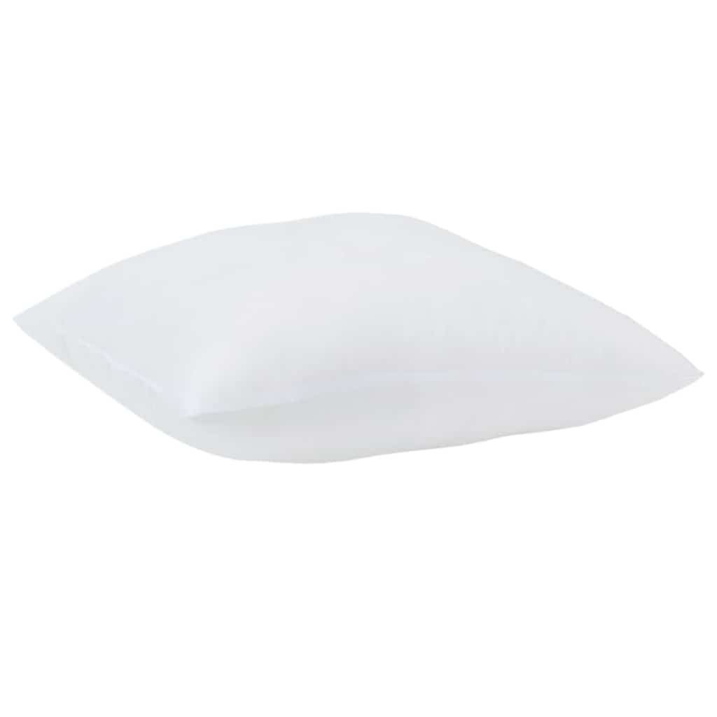 Vidaxl hoofdkussen met kussen wit 61 x 41 x 20 cm polyester