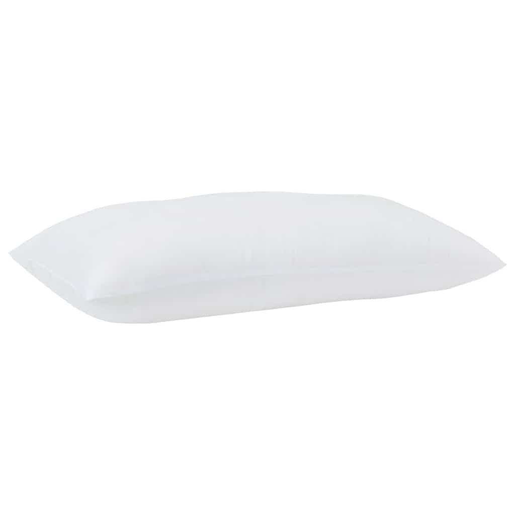 Vidaxl hoofdkussen met kussen 2 pcs wit 61 x 41 x 20 cm polyester