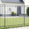 Vidaxl hecelement grijs 170 x 170 cm staal