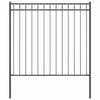 Vidaxl hecelement grijs 170 x 170 cm staal