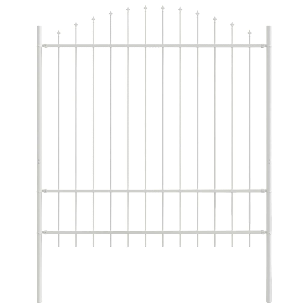 Vidaxl tuinhek wit 170 x 215 cm gepoedercoat staal