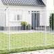 Vidaxl hecelement wit 170 x 200 cm staal