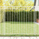 Vidaxl hecelement wit 170 x 120 cm staal