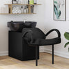 Poltrona shampoo Vidaxx nera 63 x 141 x 92 cm PVC