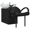 Poltrona shampoo VidaXL bianco e nero 63 x 141 x 92 cm PVC