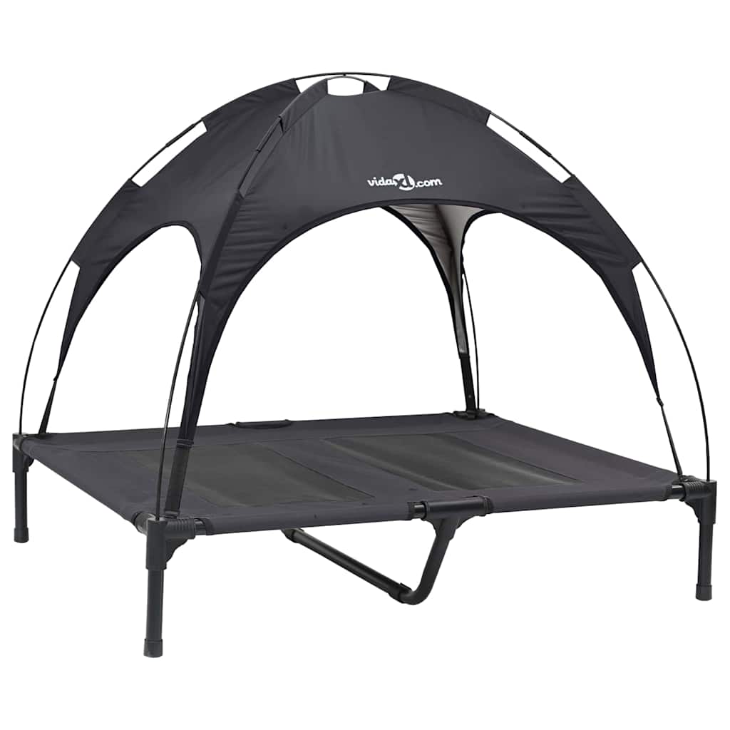 Vidaxl hondenbed zwart 92 x 77 x 82,5 cm staal