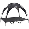 Vidaxl hondenbed zwart 122 x 93 x 106,5 cm staal
