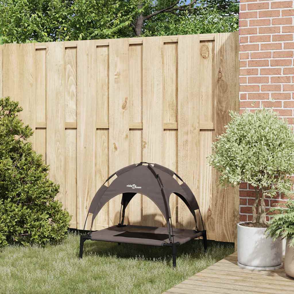 Letto per cani Vidaxxl marrone 76 x 62 x 70,5 cm in acciaio
