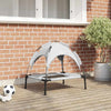 Vidaxl hondenbed zilvergrijs 62 x 48 x 61 cm staal