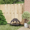 Vidaxl hondenbed bruin 63 x 49,5 x 60 cm staal