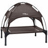 Vidaxl cama para perros marrón 71 x 64 x 71 cm acero