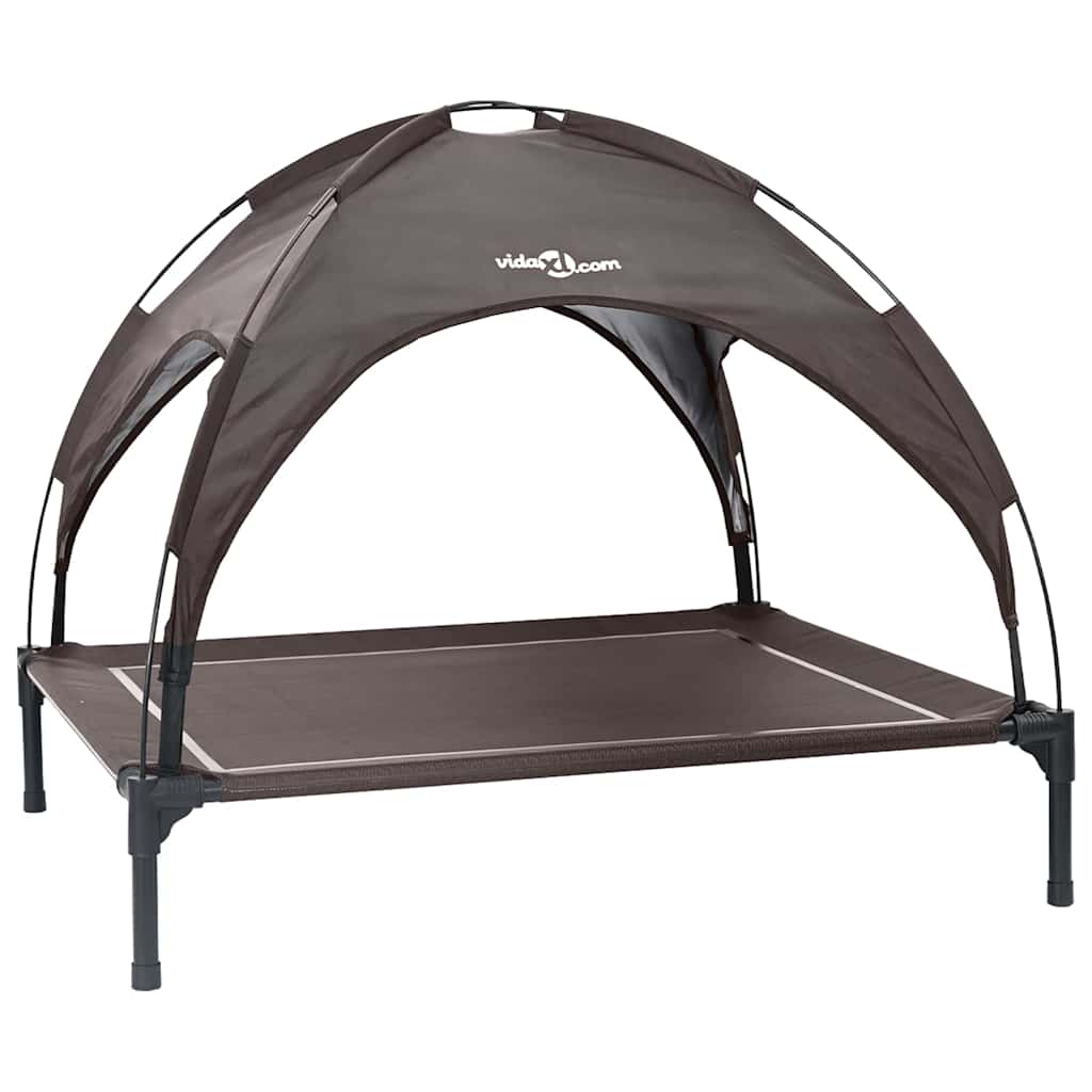 Cuccia per cani Vidaxl marrone 90 x 81 x 80,5 cm in acciaio