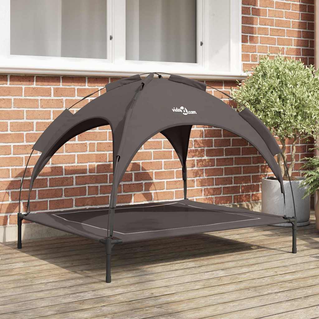 Vidaxxl cama para perros marrón 104 x 86 x 84,5 cm acero