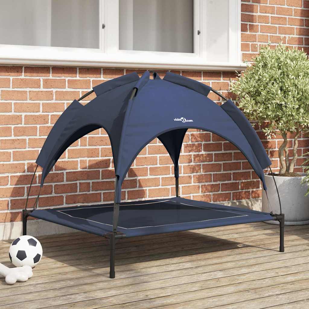 Letto per cani Vidaxxl blu navy 90 x 81 x 80,5 cm in acciaio