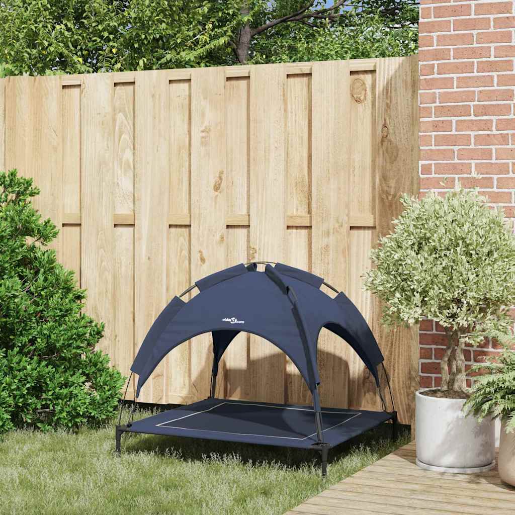 Letto per cani Vidaxxl blu navy 90 x 81 x 80,5 cm in acciaio