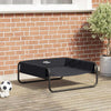 Letto per cani Vidaxxl nero 75 x 75 x 30 cm in acciaio