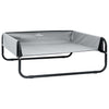 Vidaxl hondenbed lichtgrijs 57 x 57 x 24 cm staal