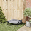 Cuccia per cani Vidaxl grigio chiaro 75 x 75 x 30 cm in acciaio