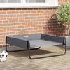 Cuccia per cani Vidaxl grigio chiaro 85 x 85 x 33 cm in acciaio