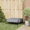 Cuccia per cani Vidaxl grigio chiaro 85 x 85 x 33 cm in acciaio