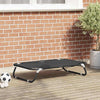 Letto per cani Vidaxxl nero 90 x 55 x 18 cm in acciaio