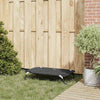 Vidaxl hondenbed zwart 90 x 55 x 18 cm staal