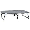 Vidaxl hondenbed lichtgrijs 80 x 55 x 18 cm staal