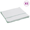Pable de limpieza Vidaxl 5 STED 50x60 cm blanco y verde