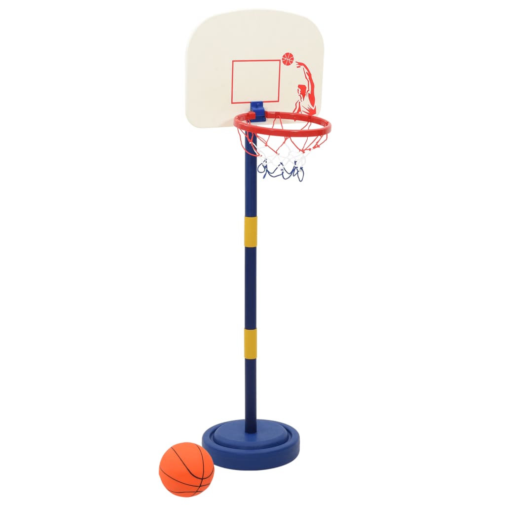 Vidaxl Basketball Standard con palla e pompa altezza regolabile 90 121 cm